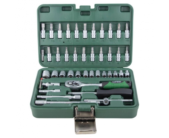 Фото 3 - Набор насадок торцевых и бит 1/4