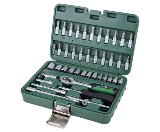 Фото 2 - Набор насадок торцевых и бит 1/4