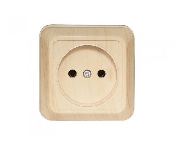 Фото 2 - Наружная розетка Luxel OPERA (2801) сосна