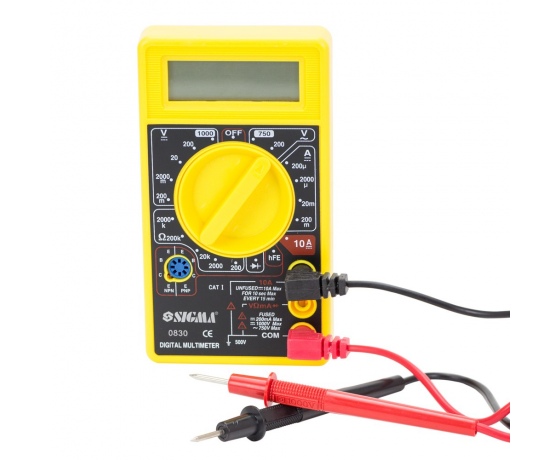 Фото 2 - Мультиметр цифровой SIGMA (4008571)