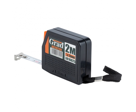 Фото 5 - Рулетка с автостопом 2м×13мм GRAD (3816025)