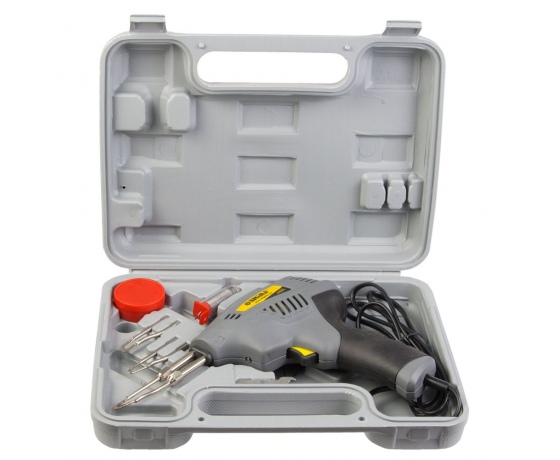 Фото 3 - Паяльник импульсный 250Вт 3-режима + аксессуары 6шт кейс SIGMA (2742071)