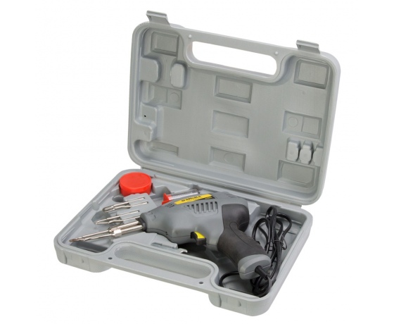 Фото 2 - Паяльник импульсный 250Вт 3-режима + аксессуары 6шт кейс SIGMA (2742071)