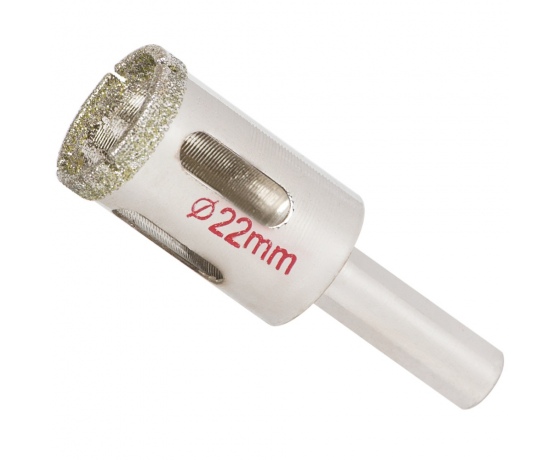 Фото 2 - Коронки алмазные по керамике и стеклу Ø22мм SIGMA (1541221)