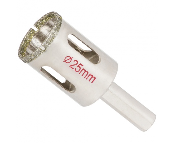 Фото 2 - Коронки алмазные по керамике и стеклу Ø25мм SIGMA (1541251)