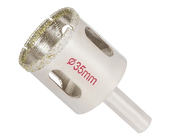 Фото 2 - Коронки алмазные по керамике и стеклу Ø35мм SIGMA (1541351)