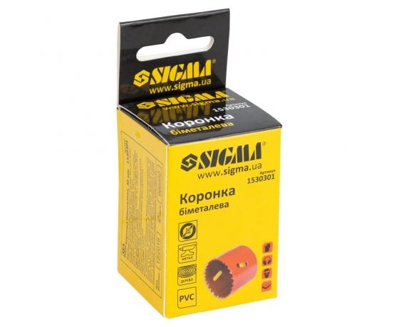 Фото 4 - Коронка биметалл Ø30мм SIGMA (1530301)
