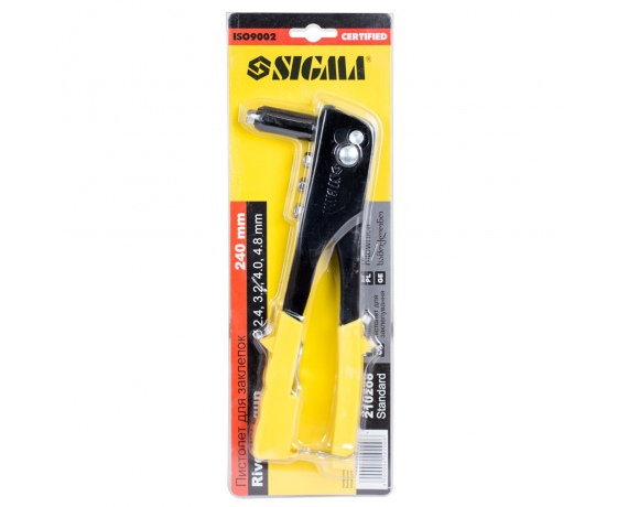 Фото 6 - Заклепочник стандарт 240мм SIGMA (2621031)
