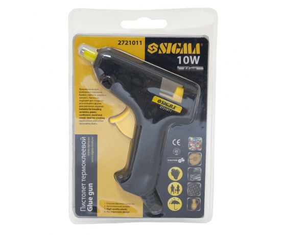 Фото 9 - Пистолет термоклеевой Ø8мм 10Вт SIGMA (2721011)