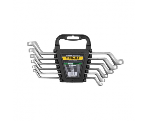 Фото 2 - Ключи накидные 6шт 6-17мм CrV satine SIGMA (6010041)