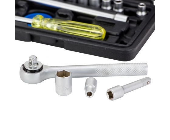 Фото 3 - Набор насадок торцевых 1/4