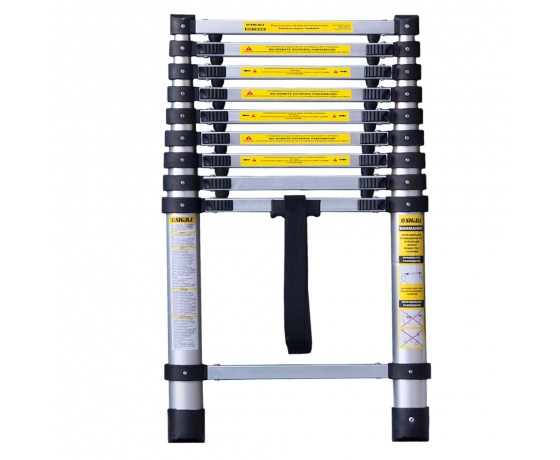 Фото 5 - Лестница телескопическая 9 ступенек 2.9м SIGMA (5033334)