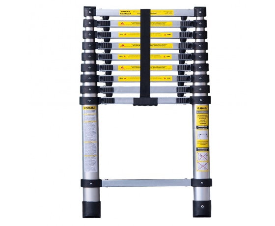 Фото 2 - Лестница телескопическая 9 ступенек 2.9м SIGMA (5033334)