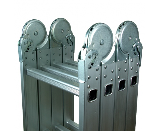 Фото 8 - Лестница многоцелевая 4×4 (алюминиевая) FLORA (5031324)