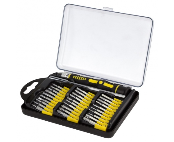 Фото 3 - Набор отверток часовых с удлинителем 30в1 CrV (кейс) SIGMA (4003021)