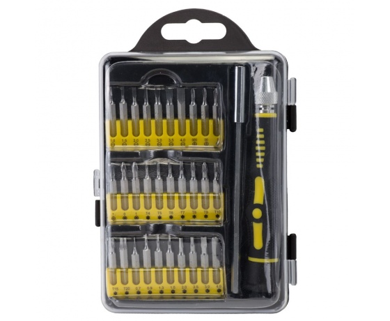 Фото 5 - Набор отверток часовых с удлинителем 30в1 CrV (кейс) SIGMA (4003021)