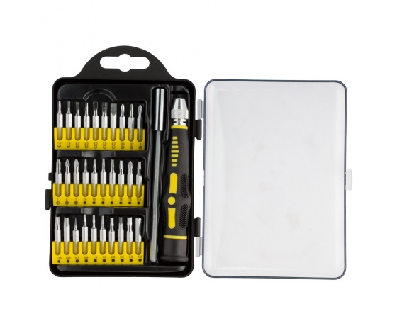 Фото 2 - Набор отверток часовых с удлинителем 30в1 CrV (кейс) SIGMA (4003021)