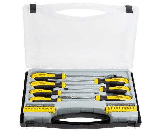 Фото 3 - Набор отверток + биты 27шт CrV (кейс) SIGMA (4001061)