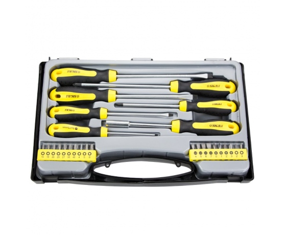 Фото 5 - Набор отверток + биты 27шт CrV (кейс) SIGMA (4001061)