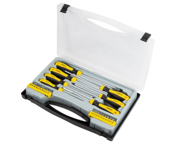 Фото 2 - Набор отверток + биты 27шт CrV (кейс) SIGMA (4001061)