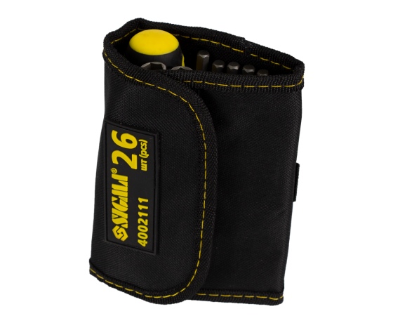 Фото 4 - Отвертка + биты 18шт + насадки торцевые 6шт CrV SIGMA (4002111)