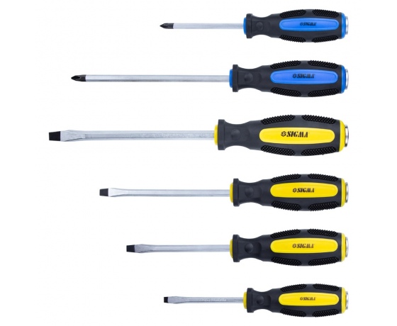 Фото 2 - Набор ударных отверток SIGMA 6шт CrV (4001111)