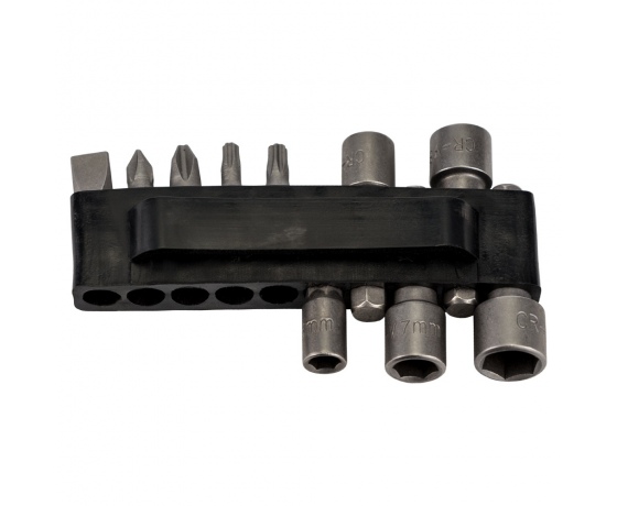 Фото 8 - Отвертка с реверсом + трещотка + биты 11шт CrV SIGMA (4001131)