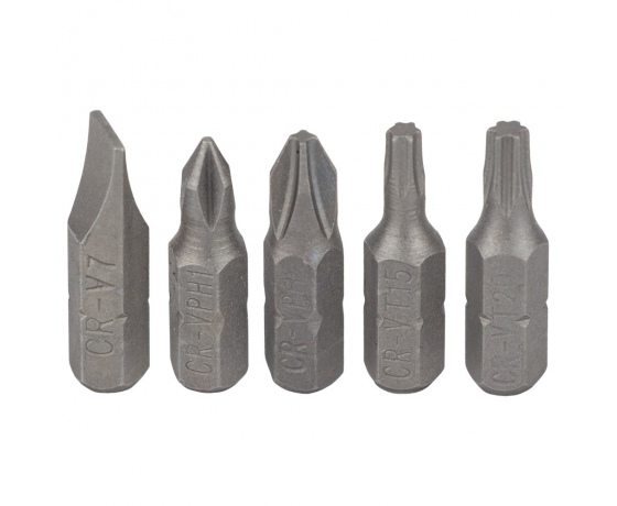 Фото 9 - Отвертка с реверсом + трещотка + биты 11шт CrV SIGMA (4001131)