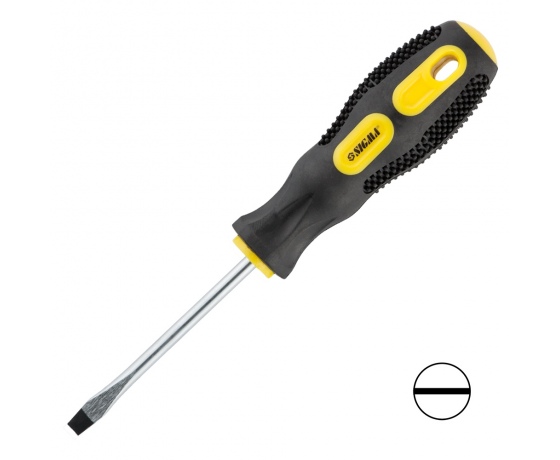 Фото 2 - Отвертка шлицевая SL5.0×75мм CrV SIGMA (4006341)