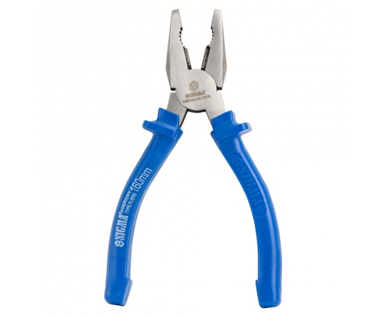 Фото 4 - Плоскогубцы 160мм синие SIGMA (4341161)