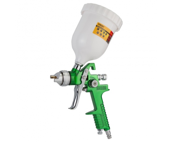 Фото 3 - Краскораспылитель HVLP Ø1.4 с в/б  (зеленый) SIGMA (6812021)