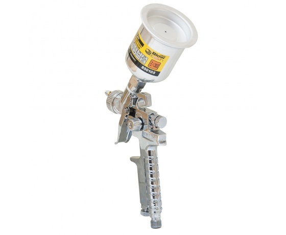 Фото 4 - Краскораспылитель HVLP-mini  Ø0.8 (хром) с в/б (мет) SIGMA (6812031)