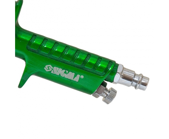 Фото 7 - Краскораспылитель HVLP-mini  Ø0.8 (зел) в/б (пласт) SIGMA (6812041)