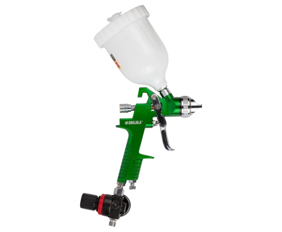 Фото 7 - Краскораспылитель HVLP Ø1.4 с в/б и редуктором SIGMA (6812081)