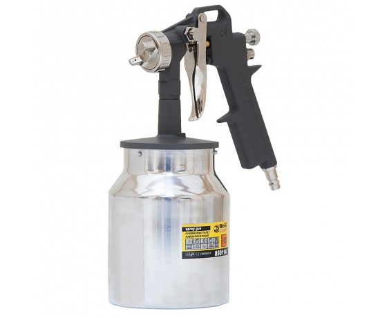 Фото 3 - Краскораспылитель HP Ø1.5 с н/б (мет) SIGMA (6811031)