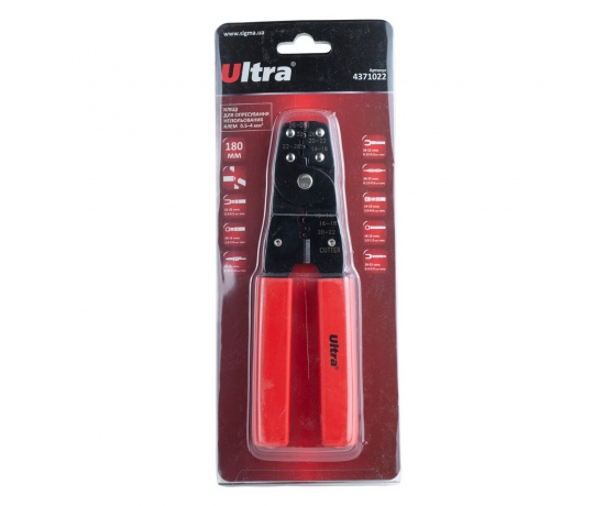 Фото 7 - Клещи для опрессовки неизолированных клемм 0.5-4мм² ULTRA (4371022)