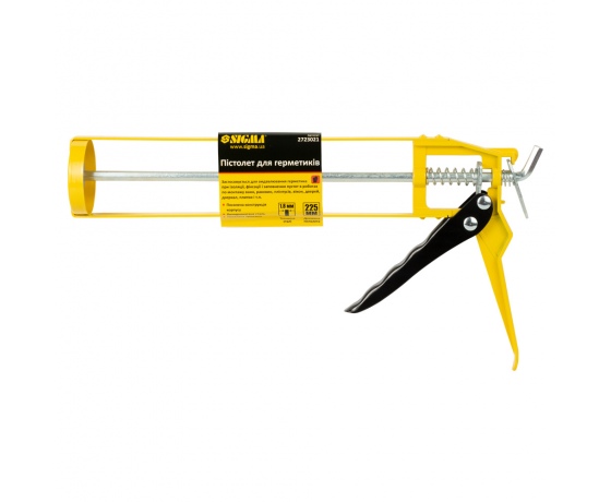 Фото 5 - Пистолет для герметиков 225мм (скелет) SIGMA (2723021)