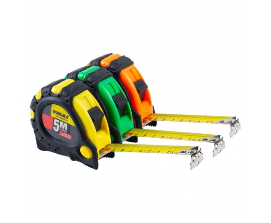 Фото 6 - Рулетка магнитная фиксатор + тормоз 5м×19мм SIGMA (3823051)