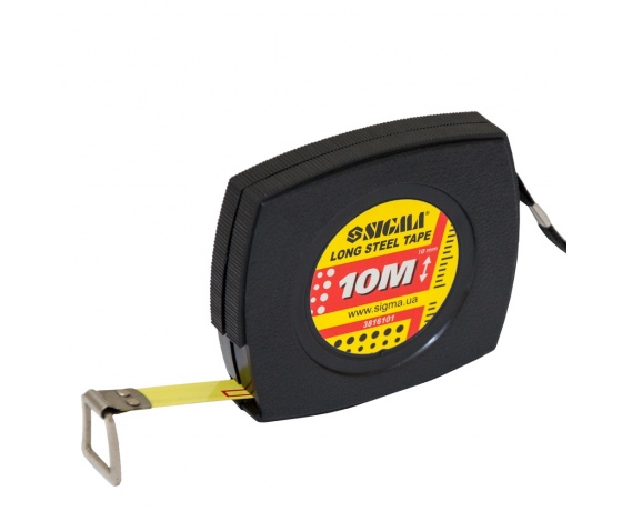 Фото 2 - Рулетка стальная лента 10м×10мм SIGMA (3816101)