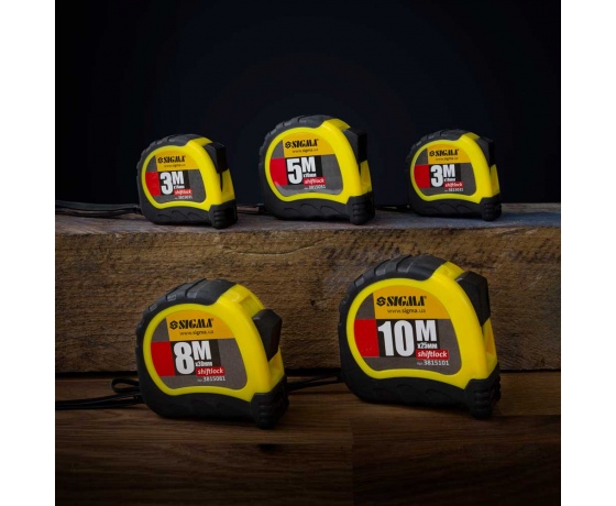 Фото 7 - Рулетка shiftlock 8м×25мм SIGMA (3815081)