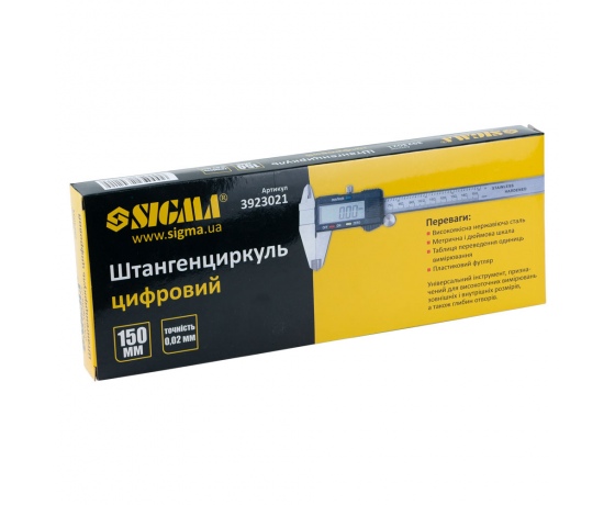 Фото 8 - Штангенциркуль цифровой SIGMA (3923021)