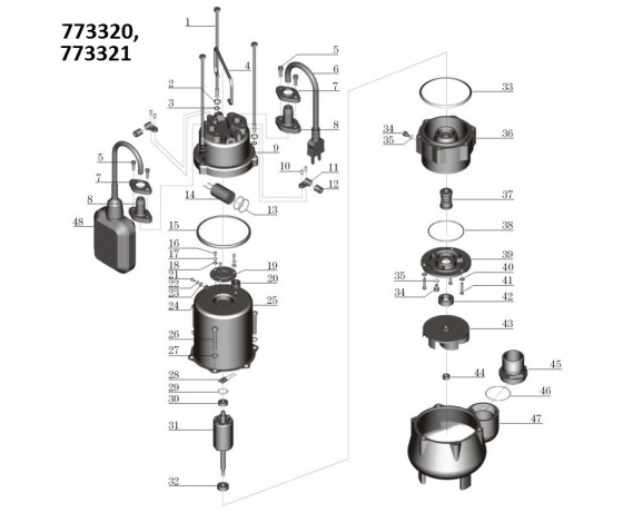 Фото 4 - Насос дренажный 0.18кВт Hmax 7м Qmax 133л/мин AQUATICA (773320)