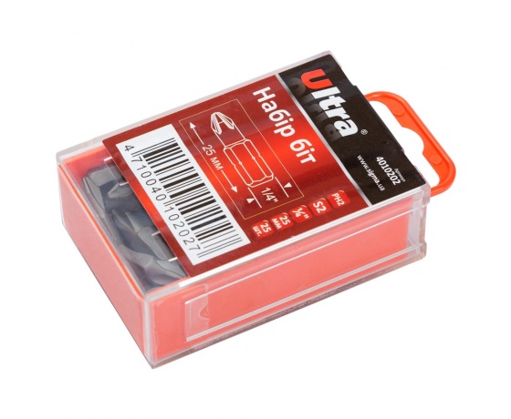 Фото 6 - Набор бит PН2×25мм 1/4