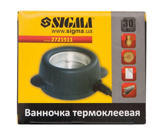 Фото 3 - Ванночка термоклеевая 30Вт SIGMA (2721511)