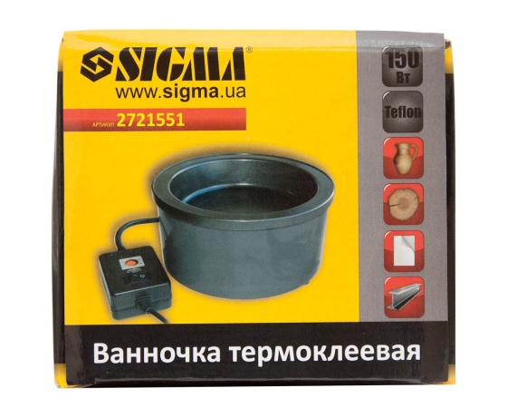 Фото 4 - Ванночка термоклеевая с тефлоновым покрытием 150Вт SIGMA (2721551)
