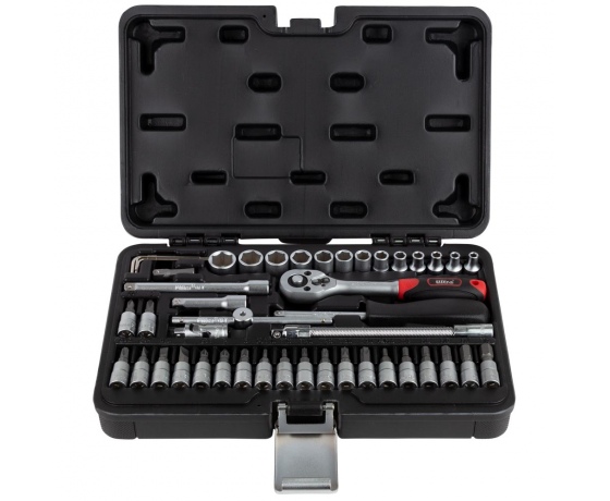 Фото 4 - Набор насадок торцевых и бит 1/4