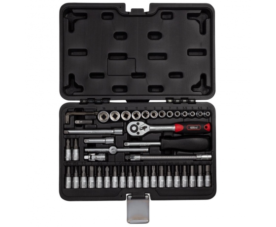 Фото 5 - Набор насадок торцевых и бит 1/4