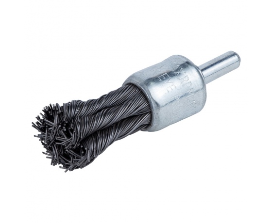 Фото 3 - Щетка проволочная чашеобразная Ø17мм хвостовик Ø6мм (стальная витая) SIGMA (9028011)