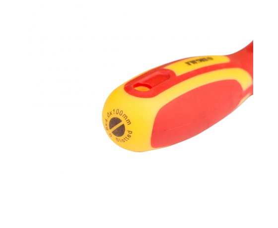 Фото 5 - Отвертка диэлектрическая шлицевая SL4.0×100мм 1000В CrV SIGMA (4008031)