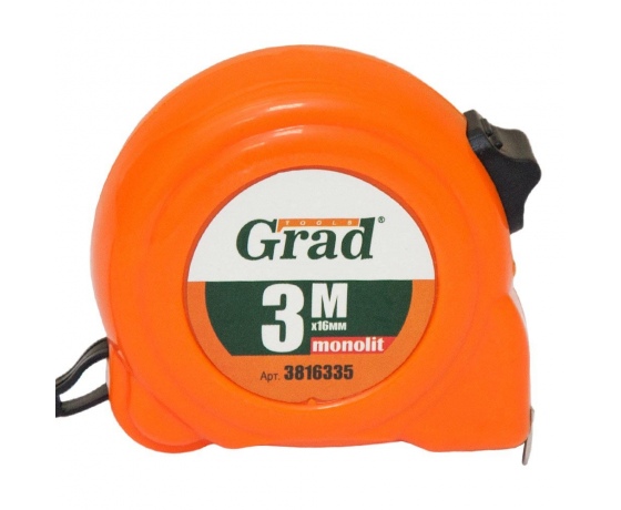 Фото 3 - Рулетка Monolit 3м×16мм GRAD (3816335)